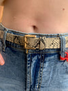 Snake Print Belt