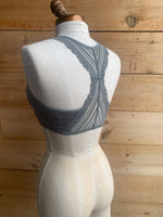 Racerback Bralette with Lacey Detailing